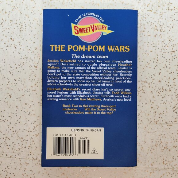 Sweet Valley High #113 The Pom Pom Wars - Picture 2 of 5
